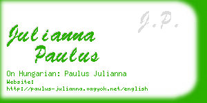 julianna paulus business card